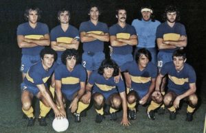 Boca Juniors na década de 1970.