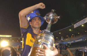 Riquelme é um dos maiores ídolos do Boca Juniors.