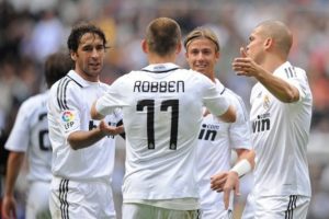 Arjen Robben no Real Madrid.