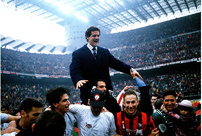 Capello foi um dos técnicos mais vitoriosos do Milan.