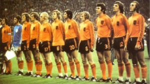 Carrosel Holandes na Copa de 1974.
