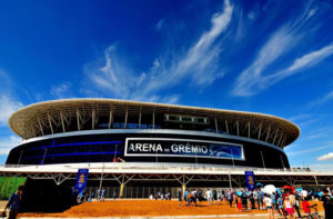 A nova Arena do Grêmio, casa em que o clube foi muito feliz.