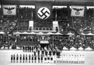 Bayern Munich em um jogo durante o regime nazista.