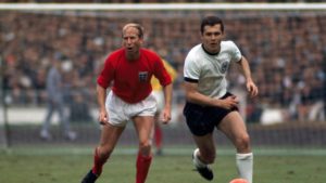 Primeira participação em Copa do Mundo de Franz Beckenbauer.