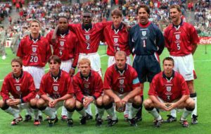 Elenco da Seleção Inglesa de Futebol na Copa do Mundo de 1998.