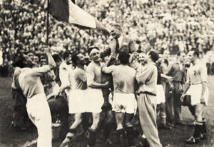 Itália após a conquista da Copa do Mundo de 1934.