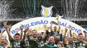 Décimo título brasileiro do Palmeiras.