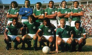 Palmeiras em sua segunda Academia na década de 70.
