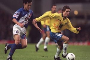 Juninho em ação na Copa Umbro.