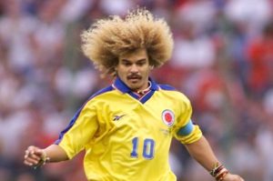 Carlos Valderrama é o maior ídolo do futebol colombiano.