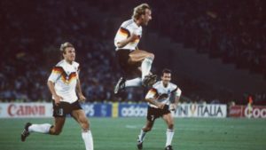 Em 1990, a Alemanha levou a melhor sobre a Argentina.