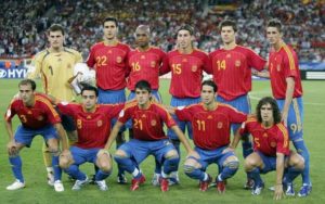 Geração da Seleção Espanhola de Futebol em 2006.
