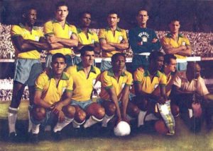 Evaristo de Macedo na seleção brasileira.