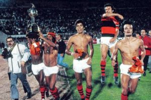 Flamengo campeão da Libertadores de 1981.