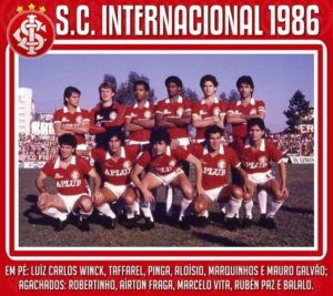 Internacional em 1986.