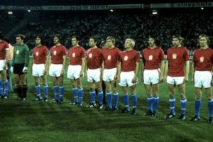 Tchecoslováquia na final da Euro 1976.