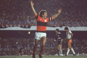 Zico foi o grande craque da Libertadores de 1981.