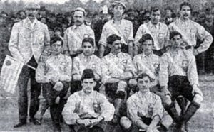 Seleção Uruguaia de Futebol em seus primeiros anos.