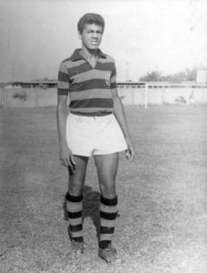 César Maluco ainda jovem no Flamengo.