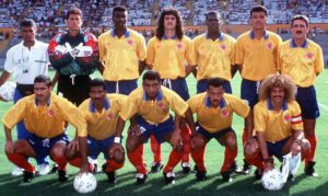 Seleção da Colômbia em 1993.
