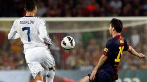 Nova era dos galácticos conta com Cristiano Ronaldo rival de Messi.