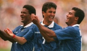 Brasil contra a Holanda, em 1994.
