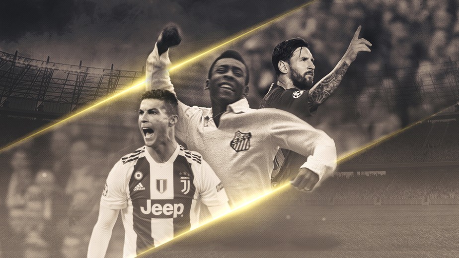 Pelé, Cristiano ou Messi: quem é o maior de todos os tempos?