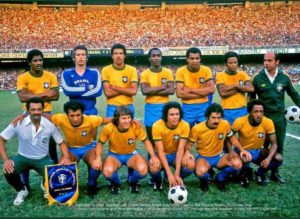 Seleção do Brasil em 1977.