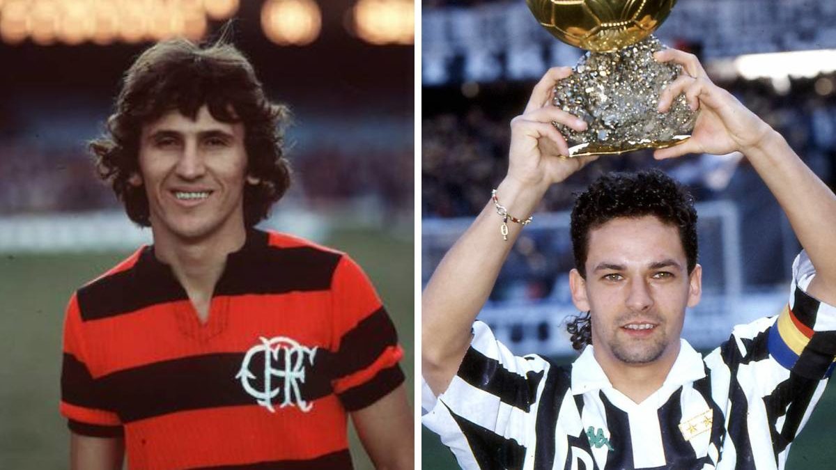Zico ou Baggio: Quem jogou mais?