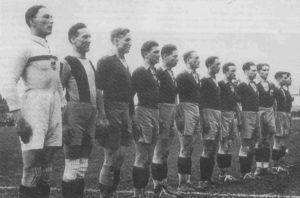 Os magiares na Copa de 1934.