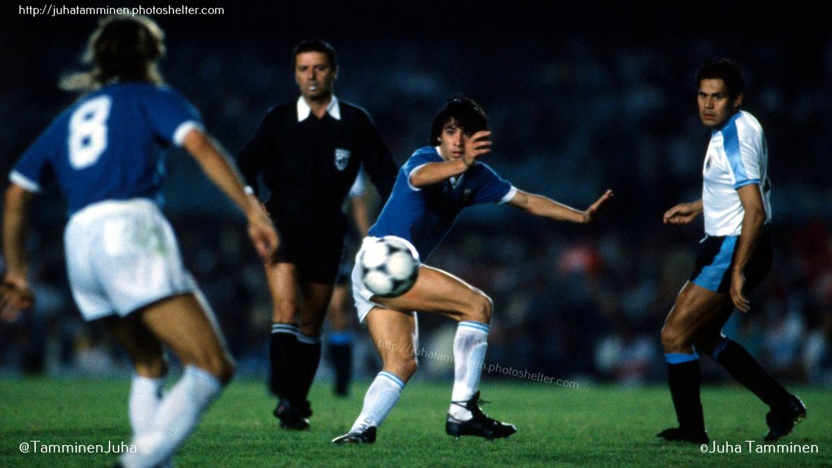 Argentina e Uruguai se enfrentaram na fase final da Copa América de 1989.
