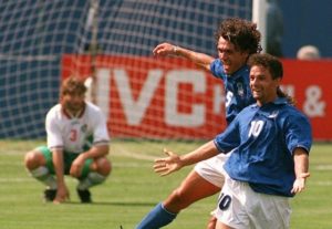 Itália contra a Bulgária em 1994.