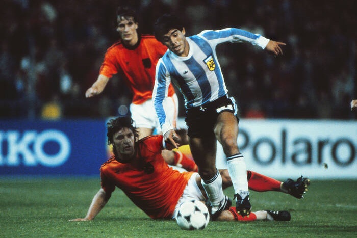 Argentina x Holanda em amistoso em 1979.