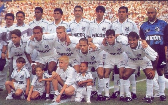 Santos FC em 1995.