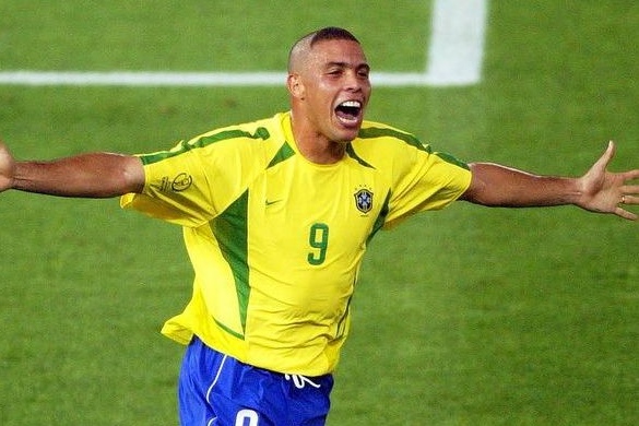 Ronaldo Fenômeno em 2002.