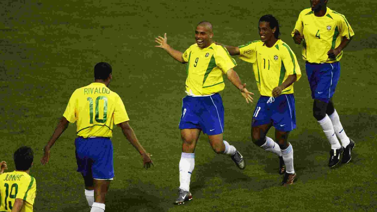 Mágica seleção brasileira em 2002!