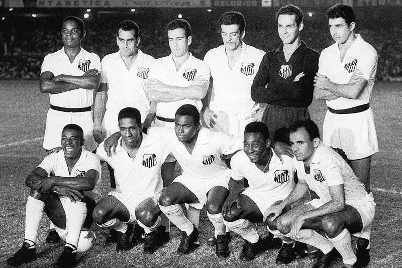 Santos de Pelé em 1962.