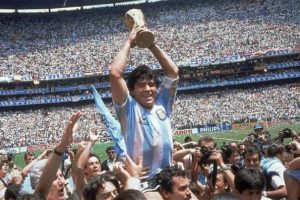 Argentina campeã mundial em 1986.