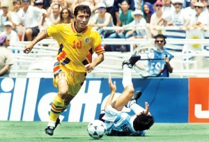 Romenia e Argentina na Copa de 1994