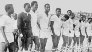 Seleção Ganesa campeão da Copa Africana das Nações em 1965