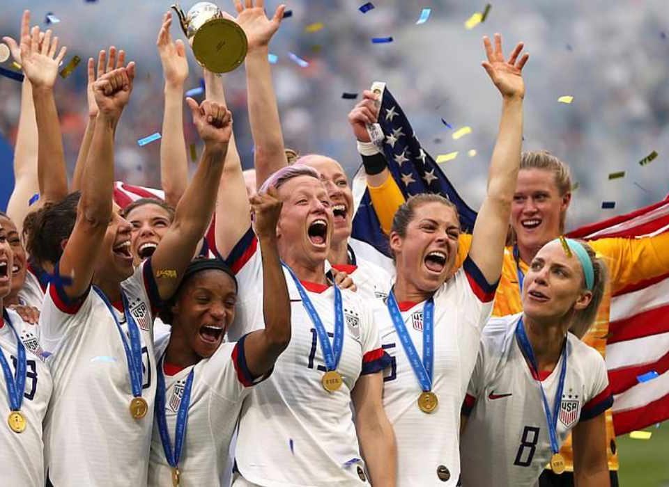EUA é a maior vencedora em Copas do Mundo feminina.