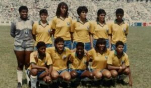 Brasil na Copa do Mundo Feminina 1991. Foto: Reprodução CBF