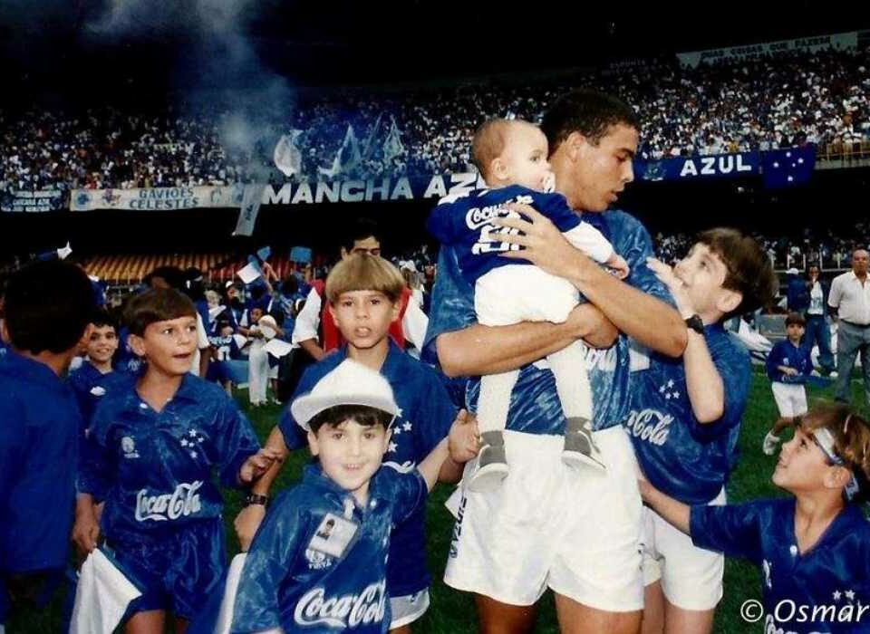 Jovem Ronaldo no Cruzeiro em 1993.