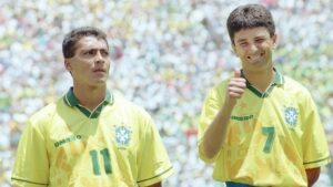 Bebeto e Romário se destacaram juntos na Copa de 1994.