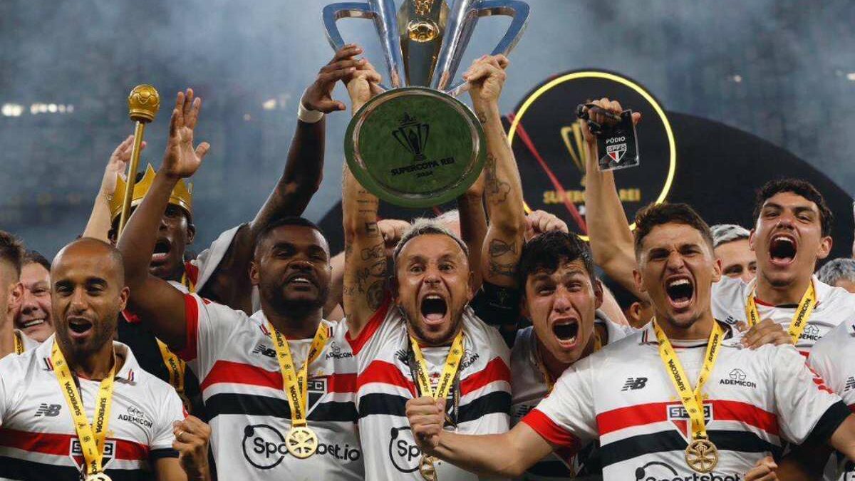 São Paulo campeão da Supercopa 2024. Foto: Facebook.com/saopaulofc