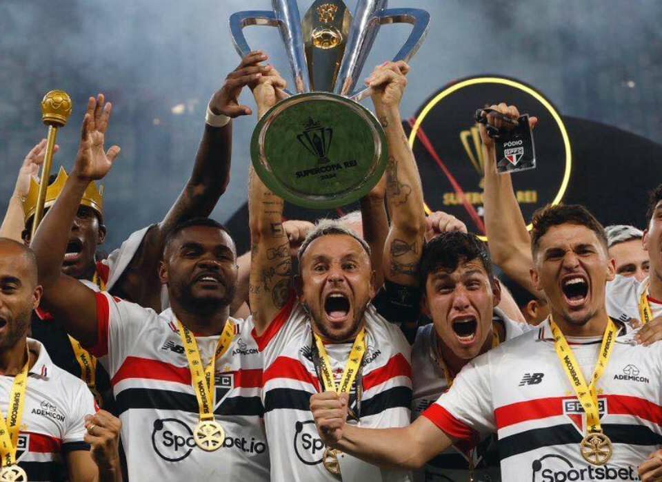 São Paulo campeão da Supercopa 2024. Foto: Facebook.com/saopaulofc