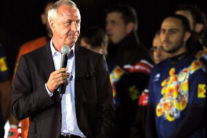 Despedida de Cruyff da seleção catalã