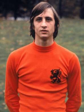 Johan Cruyff jogador holandês.